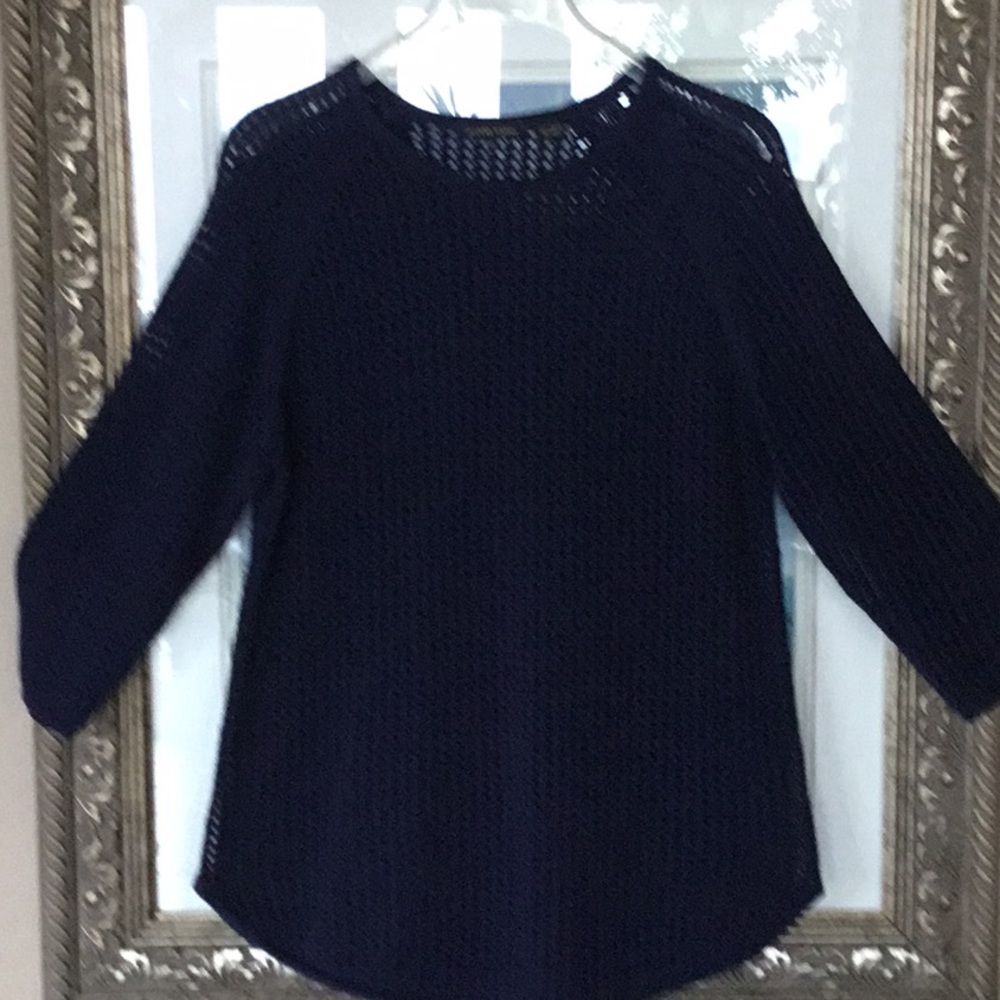 Navy spring sweater